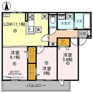 3LDK 間取り図