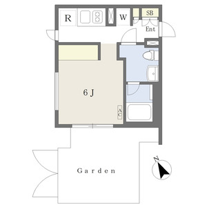ワンルーム 間取り図