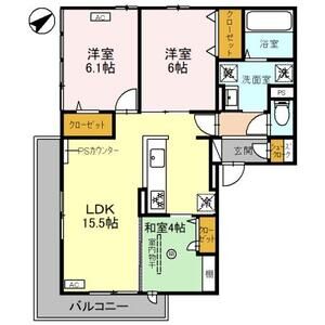 3LDK 間取り図