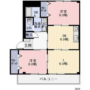 3DK 間取り図