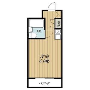 ワンルーム 間取り図