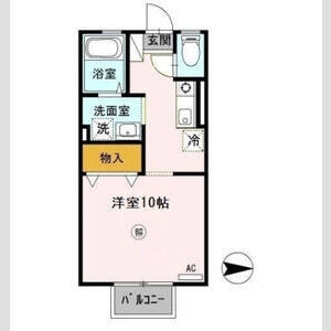 ワンルーム 間取り図