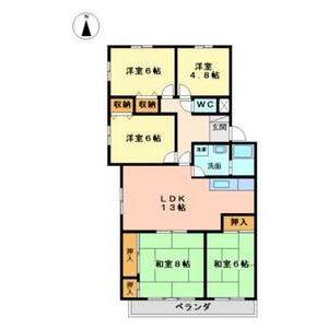 4LDK 間取り図
