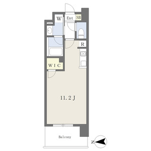 ワンルーム 間取り図