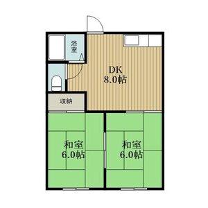 2DK 間取り図