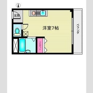 ワンルーム 間取り図
