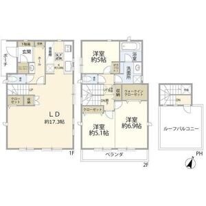 3LDK 間取り図