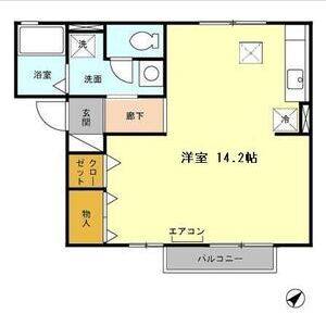 ワンルーム 間取り図