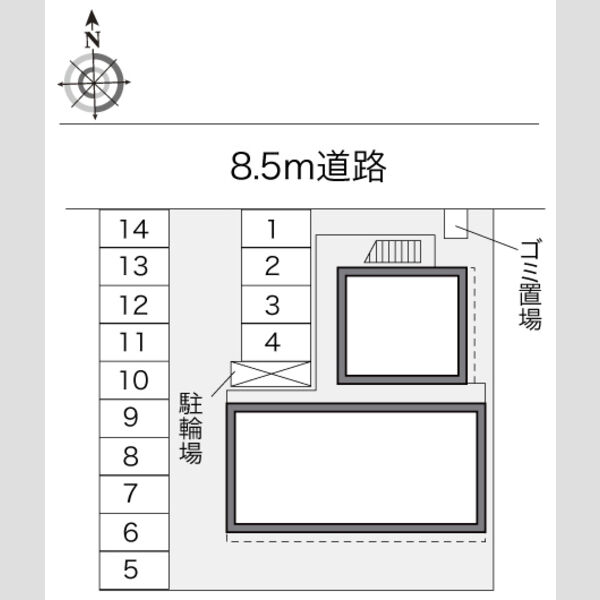 レオパレス慶弐番館 室内写真1