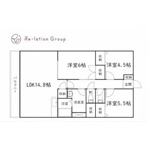 3LDK 間取り図