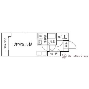 ワンルーム 間取り図
