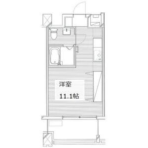 ワンルーム 間取り図