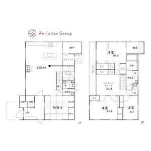 4LDK 間取り図