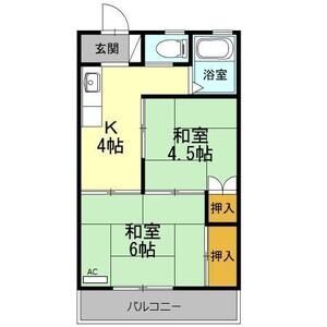 2K 間取り図
