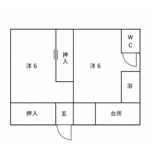 4DK 間取り図