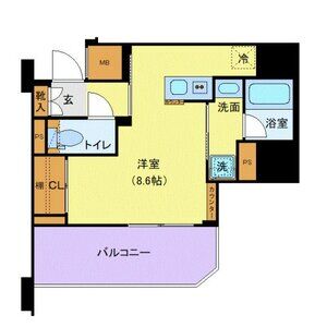 ワンルーム 間取り図