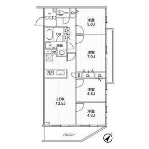4LDK 間取り図