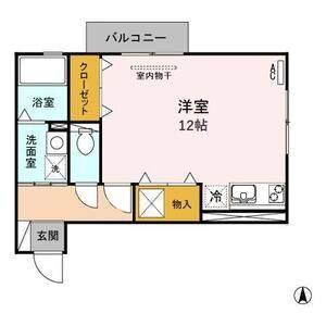 ワンルーム 間取り図