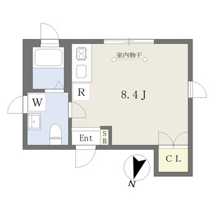 ワンルーム 間取り図