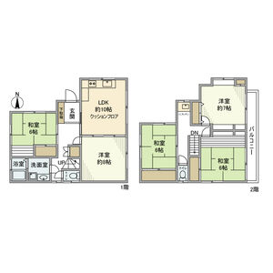 5LDK 間取り図