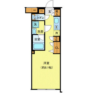 ワンルーム 間取り図