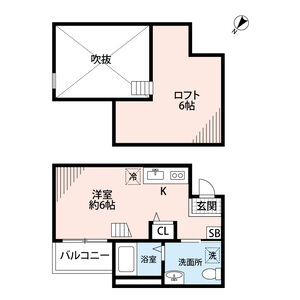 ワンルーム 間取り図