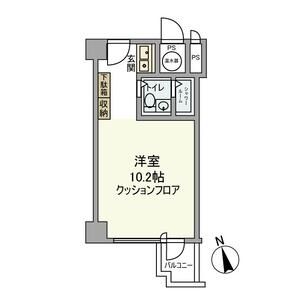 ワンルーム 間取り図