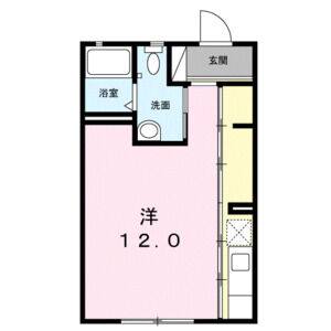 ワンルーム 間取り図
