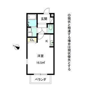 ワンルーム 間取り図