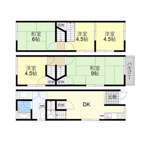 5DK 間取り図