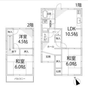 3LDK 間取り図