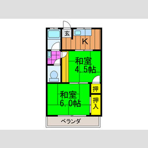 2K 間取り図