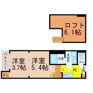 2K 間取り図