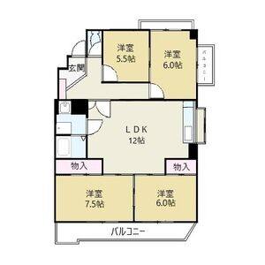 4LDK 間取り図