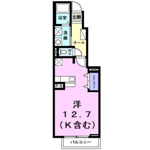 ワンルーム 間取り図