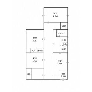 4DK 間取り図