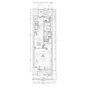1DK 間取り図