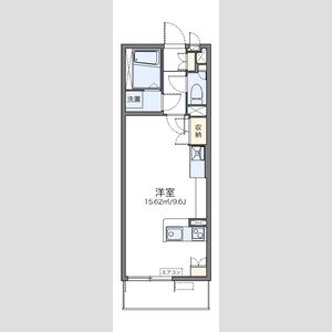 ワンルーム 間取り図