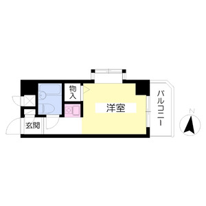 ワンルーム 間取り図