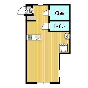 ワンルーム 間取り図