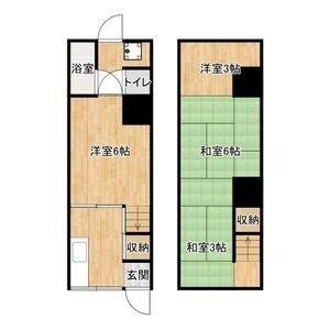 4K 間取り図