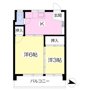 2K 間取り図