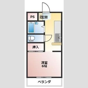 ワンルーム 間取り図