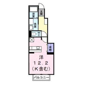 ワンルーム 間取り図