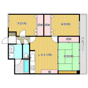 3LDK 間取り図