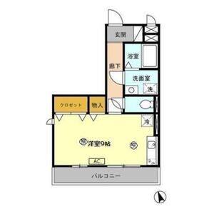 ワンルーム 間取り図