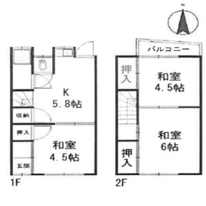 3K 間取り図