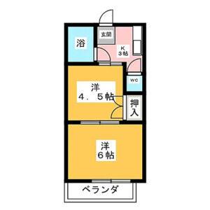 2K 間取り図