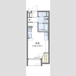 ワンルーム 間取り図