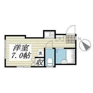 ワンルーム 間取り図